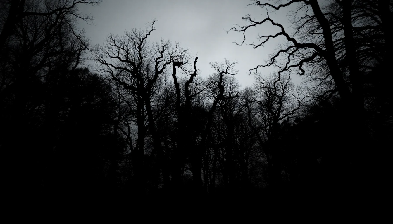 Edge of a dark forest